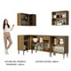 thumbnail image 5 of Cocina Integral Completa Esquinera 293cm Emilly Madesa Open 01 - Marrón Madesa GCEM293001, 5 of 10