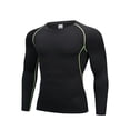 thumbnail image 5 of NAFUU Men's Sports Running Set Mens Compression Shirt Pants Tight Long Sleeve Fitness Tracksuit Quick Dry Workout Gym Yoga Suits Fashion Handsome Outfit, 5 of 7