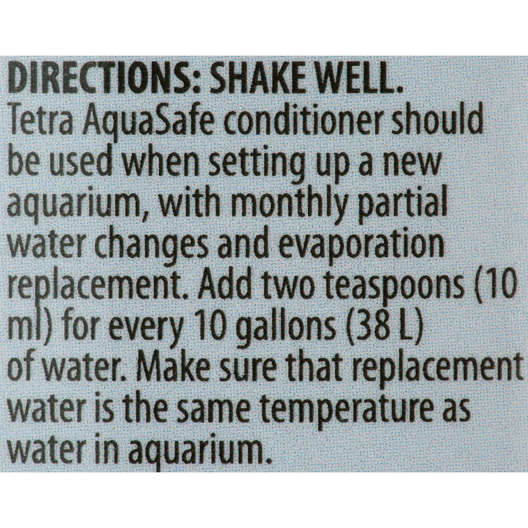Tetra Aquasafe Plus Water Conditioner 16.9oz 