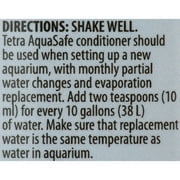 Tetra AquaSafe Aquarium Water Conditioner, Makes Tap Water Safe, 3.3 oz.