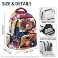 thumbnail image 7 of Yspwyqan Kids Backpack for School, Baseball Glove 17" Large Capacity Bookbag, Fits 15.6 Laptop, Adjustable Straps Casual Daypack for Middle School Travel Hiking, 7 of 7