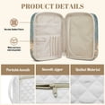 thumbnail image 5 of ZUXONGSY Cross Lily Print Multi-Pocket Bible Bag for Women – Scripture Carrier Portable Travel Organizer for ChuZU, Study, Work, Essentials, 5 of 7