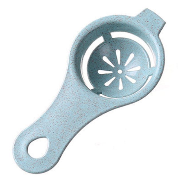 Suministros para hornear en la cocina Uso doméstico Material de tallo de trigo ecológico portátil Filtro de huevo Yema de huevo