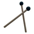 thumbnail image 3 of 2 piezas de percusión xilófono campana mazos instrumento de percusión palos mazo Glockenspiel palos mazo de goma para bateristas Negro CUTICAT Mazos de percusión, 3 of 6