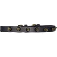 thumbnail image 1 of Collar de Piel con picos A pets Life Negro Chico, 1 of 7