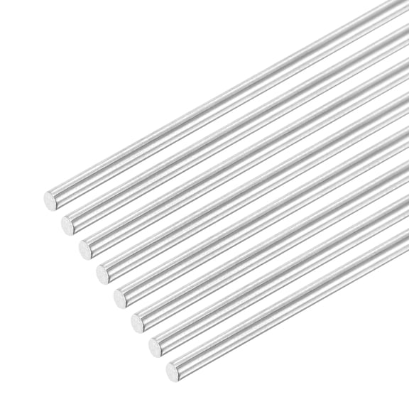 8pcs 304 Stainless Steel Round Rods 2mm x 80mm for RC DIY Craft Tool