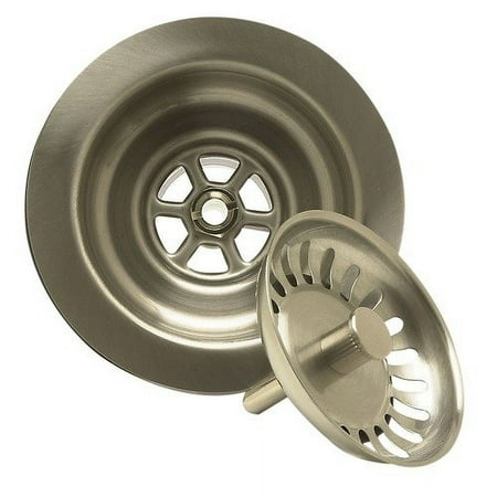 Mountain Plumbing 300PN 3-1/2-Inch Kitchen Strainer, Polished Nickel