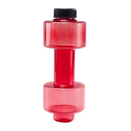 

UDIYO 550ml Dumbbell Shape Fitness Water Cup Sealed Leakproof Sports Bottle Kettle