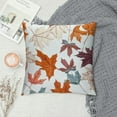 thumbnail image 2 of Patifu   Autumn Decorations Fall Porch Outdoor Throw Pillow Covers Décor Maple Leaves Farmhouse Cushion Cases   for Home Couch Sofa Patio Bench - Maple Leaves 24x24in, 2 of 5