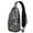 Grey-71, variant on Crossbody Sling Backpack for Women Men Crazy Cute Shark Shoulder Sling Crossbody Casual Chest Bag for Travel Sports Running Hiking