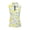 Lemon Flowers, variant on Whosucclay Bunny Carrot Floral Print Womens Golf Shirt Sleeveless Golf Shirt for Ladies, Breathable Half Zip Collar for Tennis Athletic Sports