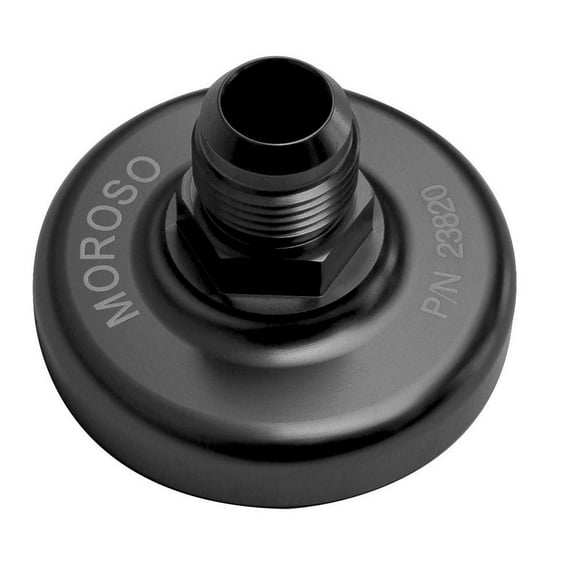 Moroso Oil Filter Block-Off Plate