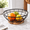 12-inch, variant on 12-inch Black Wire Fruit Basket with Wood Base for Countertop Storage