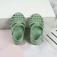 thumbnail image 5 of Odeerbi Girls Sandals Toddler Shoes Baby Boys Girls Cute Candy Colors Hollow Out Non-slip Soft Sole Beach Roman Sandals, 5 of 6