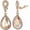 Champagne,Gold, variant on Classic Austrian Crystal Tear Drop Clip on Dangle Earrings for Women[a0598]