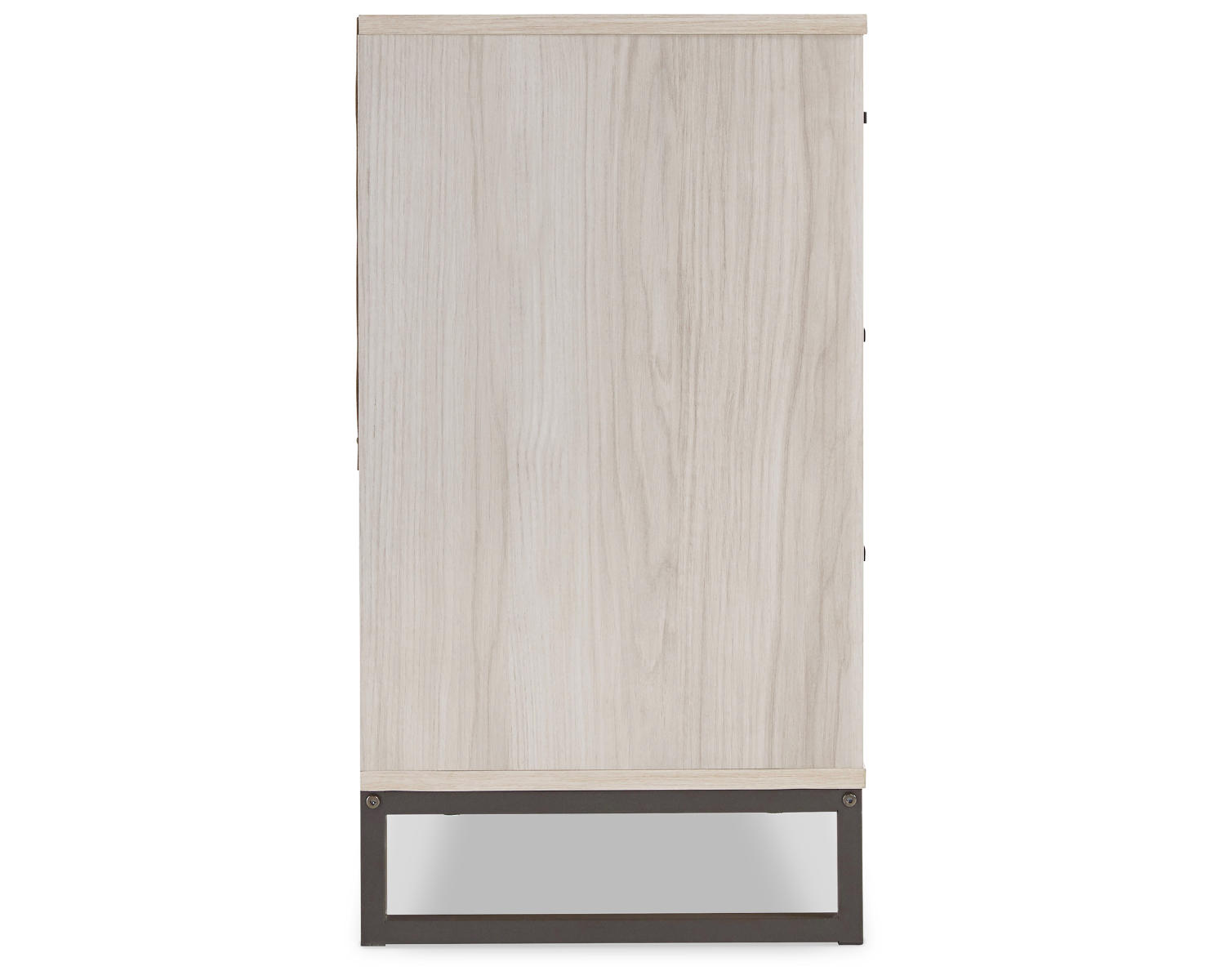 Signature Design by Ashley Socalle Modern Industrial 3 Drawer Chest of Drawers, Natural Beige