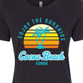 thumbnail image 4 of Inktastic Summer Enjoy the Sunshine Cocoa Beach Florida in Blue Women's T-Shirt, 4 of 5