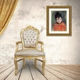 thumbnail image 3 of Monet, Claude 15x18 Gold Ornate Wood Framed with Double Matting Museum Art Print Titled - Portrait of Michel in pom-pom hat 1880, 3 of 4