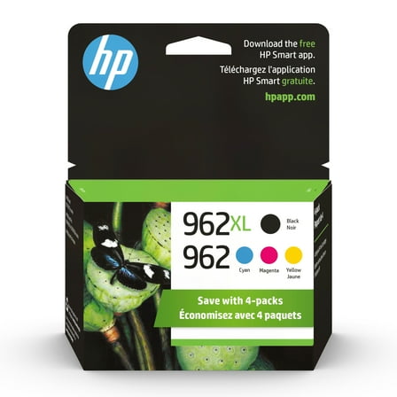 HP 962XL (3JB34AN) Officejet Pro High Yield Black Combo Original Ink Cartridge 4-Pack