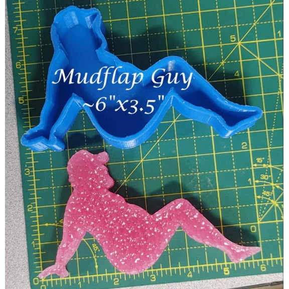 Mudflap Guy Silicone Freshie Mold