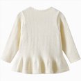 thumbnail image 2 of WXFAZCVU Girls Cardigan Sweater Cotton Long Sleeve Lightweight Outerwear Fashion Going Out Size 6-9 Months, 2 of 4