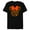 Black, variant on Minnie Mouse Halloween Silhouette Icon - Short Sleeve Blended T-Shirt for Adults - Customized-Denim Snow Heather