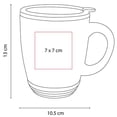 thumbnail image 2 of Taza doble pared acero inoxidable con tapa para beber fácilmente-Taza, 2 of 5