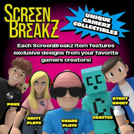 ScreenBreakZ Gamerz Collectible Figures, Craftee Unique Designs & Rare Editions