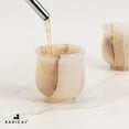 thumbnail image 6 of Radicaln White Onyx Marble Shot Glasses Set of 2 - 2 inch Handcrafted Stone Cups for Whiskey, Tequila, Espresso ? Stylish Drinkware for Bar & Gifting, 6 of 6