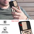 thumbnail image 4 of Feishell Compatible with Samsung Galaxy A13 5G Case with Sliding Camera Lens Cover and Ring Kickstand Heavy Duty Military Grade Protection Phone Shockproof Back Cover for Samsung A13 5G, Gold, 4 of 7