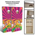 thumbnail image 2 of Slick Woody's Regulation 70S Peace Symbol Cornhole Board Set in Multi-Color, 2 of 2