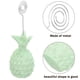 thumbnail image 3 of 2Pcs Clips de memo de metal Titular de la tarjeta de mensaje en forma de piña Portatarjetas de mesa (verde claro), 3 of 6