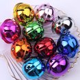 40mm Big Hollow Star Jingle Bells Pendant Frosted Bell for Festival