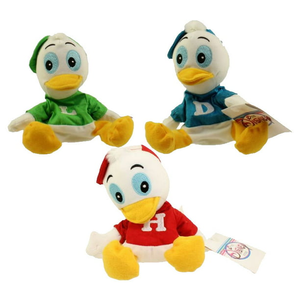 Disney Bean Bag Plushes Set Of 3 Donalds Ducks Huey Dewey And Louie