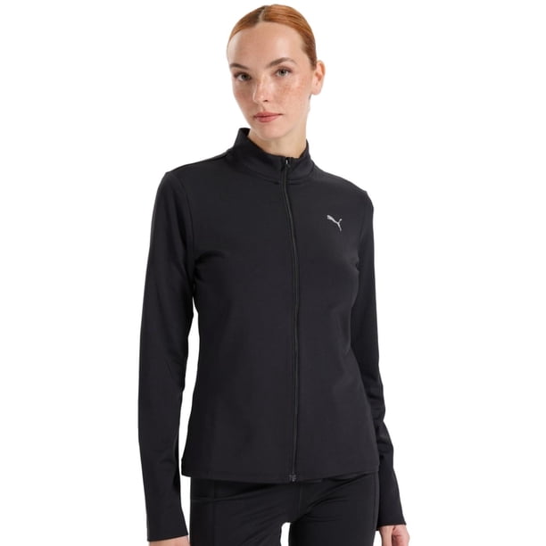 Chamarra Puma TRAINING Full-Zip para Mujer 689515-01 negro S
