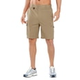 thumbnail image 6 of NORTHYARD Men's and Big Men's Cargo Shorts 9" Hiking Camping Golf Short Casual Travel Work Outdoor UPF 50+ Multipocket for Men Khaki 4XL, 6 of 8