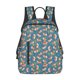 thumbnail image 1 of Disketp Corgi with Flowers Mochila Ligera e Impermeable, Mochila de Día Resistente para Viajes, Senderismo y Uso Diario para Hombre y Mujer, 1 of 7