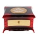 thumbnail image 2 of Caja de música de vintage para joyero de de ballet con cajón , Rojo Hugo  Estuche para guardar joyas, 2 of 10