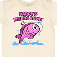 thumbnail image 4 of Inktastic Daddy's Fishing Buddy (pink) Boys or Girls Baby Bodysuit, 4 of 5