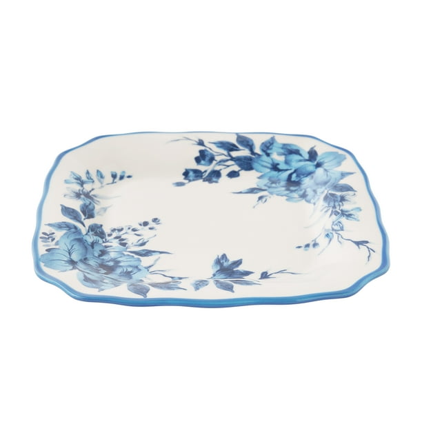 The Pioneer Woman Delilah Stoneware Salad Plate, Blue - Walmart