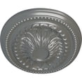 thumbnail image 3 of Ekena Millwork 18 1/2"W x 13 1/2"H x 1 7/8"P Saverne Ceiling Medallion, Hand-Painted Silver, 3 of 4