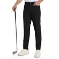thumbnail image 1 of Pantalones de golf Willit para hombre, elásticos, de secado rápido, negros, 1 of 7