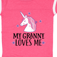 thumbnail image 4 of Inktastic My Granny Loves Me Unicorn Girls Baby Bodysuit, 4 of 5