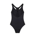 thumbnail image 6 of QHFBli Womens Tummy Control Swimsuits One Piece Bathing Suits Pin Tucked Surplice Swimwear, 6 of 9
