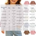 thumbnail image 3 of Tranfacy Kids Girls 0 to 4 Years Fall Hoodless Sweatshirts Solid Raglan Sleeve Long Sleeve Round Neck Casual Pullover Tops, 3 of 4
