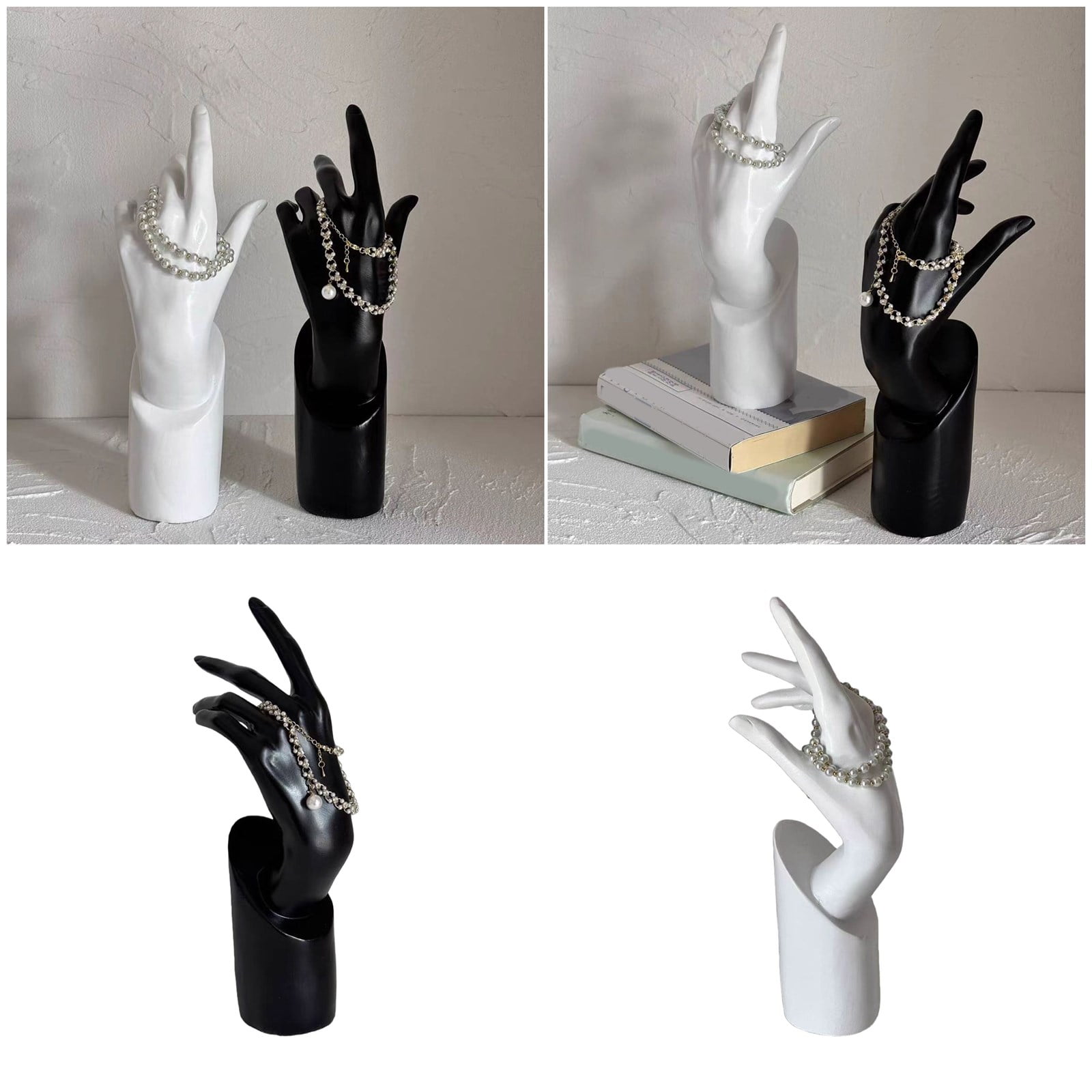 Elegant Female Hand Mannequin Jewelry Storage Display Stand Accessory for Necklace Showcasing Home Organization