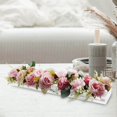 thumbnail image 3 of pitrice Acrylic Flower Vase Transparent Planter Pot for Desktop Dining Table Decor 40cmx10cmx6.5cm, 3 of 9