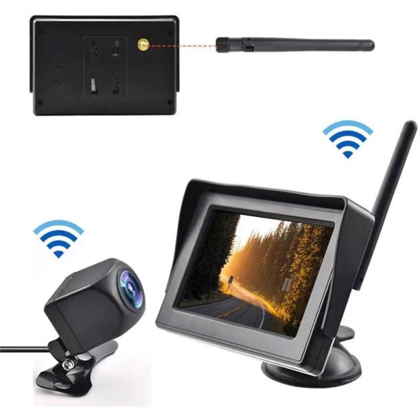 Bileeko 5" Wireless Backup Camera Kit, Stable Signal Backup Camera with