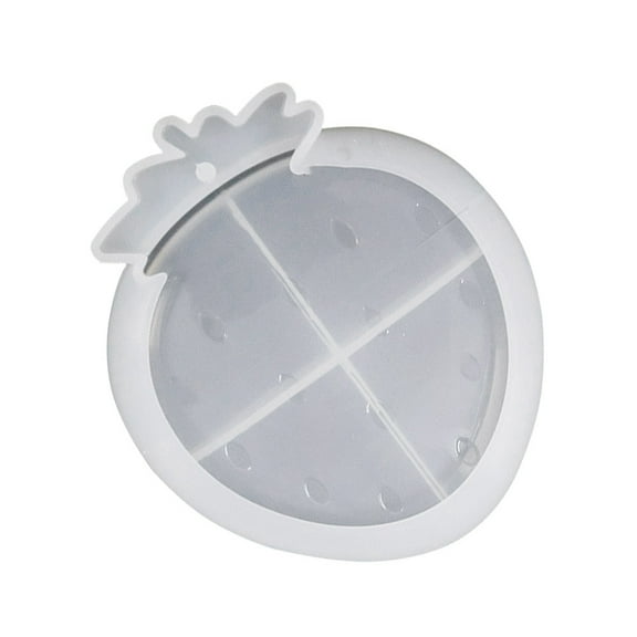 OUNONA 1Pc DIY Craft Mold Strawberry Shape Silicone for Home Tray Making