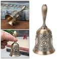 thumbnail image 2 of 1pcs Cloche à Main en Métal bronze V9B9, 2 of 6